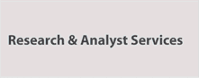 Research & Analyst Services